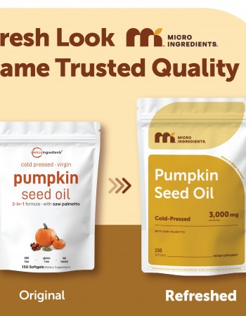 Micro Ingredients Pumpkin Seed Oil with Saw Palmetto Softgels